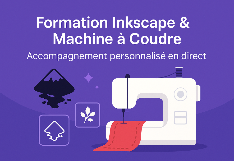 Formation Inkscape & Machine à Coudre – Créez vos propres motifs textiles